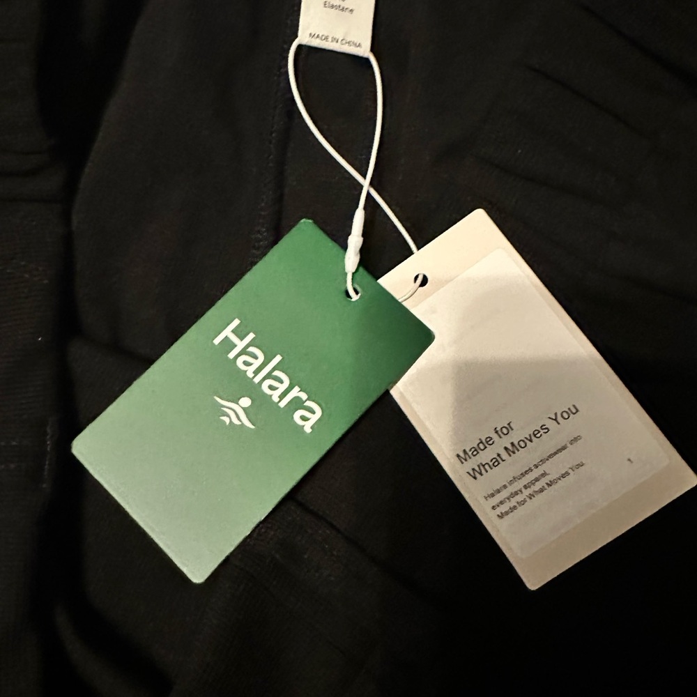 HALARA women’s wide leg black pants